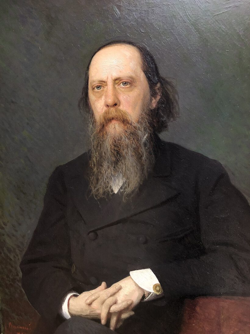 М. Е. Салтыков-Щедрин. Портрет работы И. Крамского, 1879